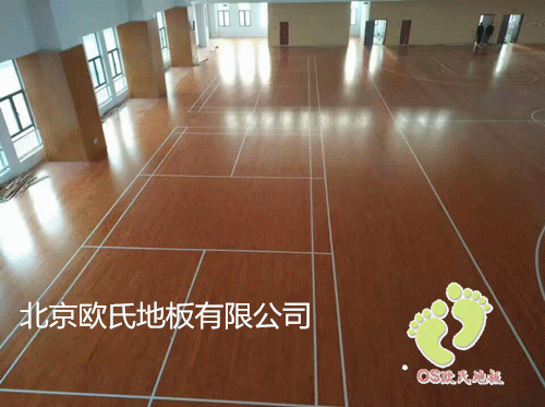 江蘇泰州雙河初中楓木運動木地板 江蘇泰州雙河初中楓木運動木地板