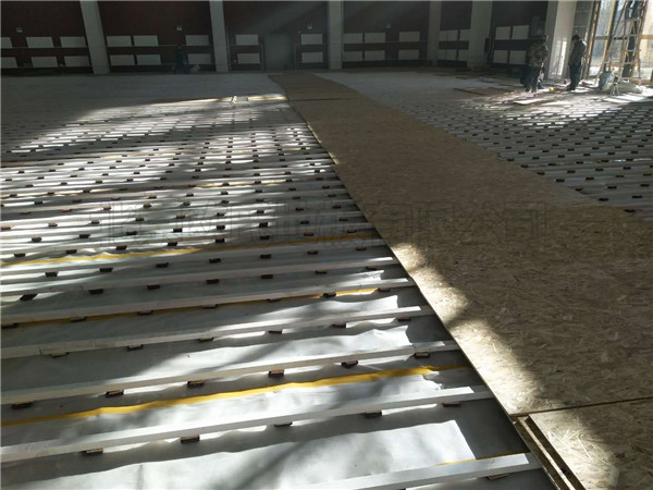 新疆伊犁體?；@球館地板案例