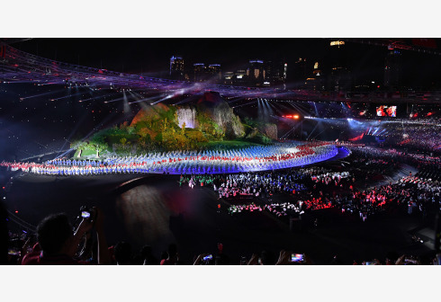 2018年第18屆雅加達(dá)亞運(yùn)會開幕 2018年第18屆雅加達(dá)亞運(yùn)會開幕