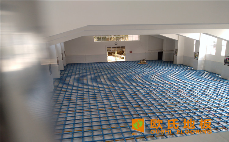 云南省紅河州個(gè)舊市綠春小學(xué)體育館木地板案例-歐氏運(yùn)動(dòng)木地板