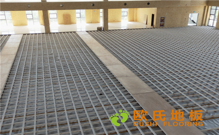 陜西榆林神木張冢峁煤礦公司體育館木地板項(xiàng)目-歐氏運(yùn)動(dòng)木地板