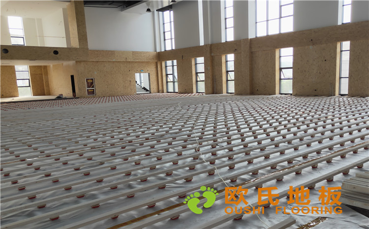 陜西榆林神木張冢峁煤礦公司體育館木地板項(xiàng)目-歐氏運(yùn)動(dòng)木地板