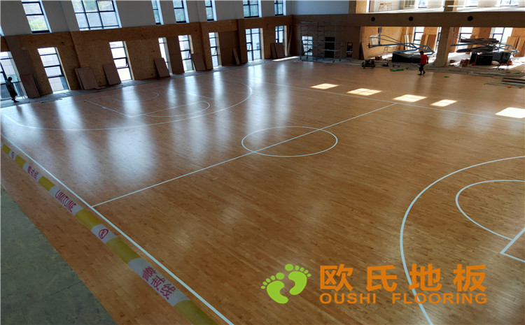 陜西榆林神木張冢峁煤礦公司體育館木地板項(xiàng)目-歐氏運(yùn)動(dòng)木地板
