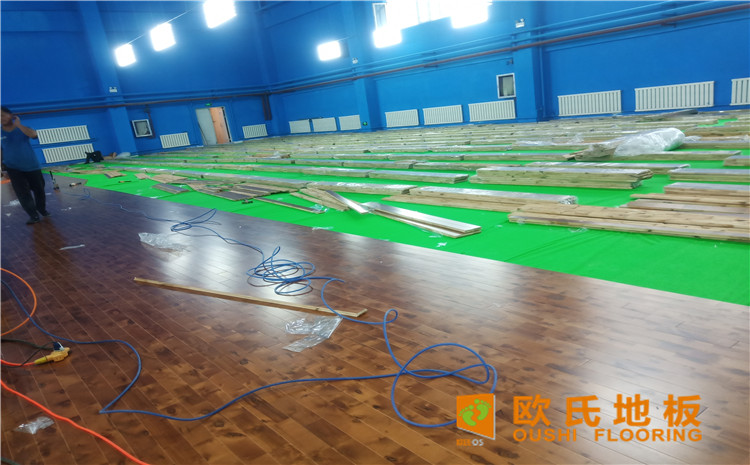 烏魯木齊北京北路東風(fēng)花苑小區(qū)個人羽毛球館木地板項(xiàng)目-歐氏運(yùn)動木地板