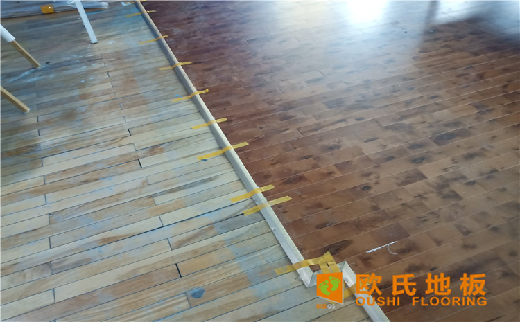 烏魯木齊北京北路東風(fēng)花苑小區(qū)個人羽毛球館木地板項(xiàng)目-歐氏運(yùn)動木地板